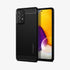 ACS02324 - Galaxy A72 Case Rugged Armor in Matte Black showing the back
